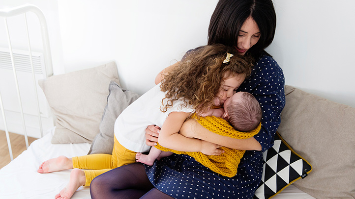 Breastfeeding with a Toddler around