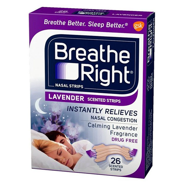 Second Trimester Pregnancy Must-Haves - Breathe Right Calming Lavender Scented Nasal Strips