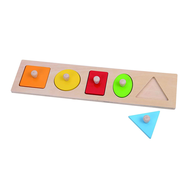 Best Shapes Toy for 1-Year-Olds - Fat Brain Toys Let’s Learn Shapes! Wooden Puzzle