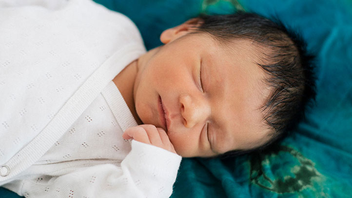 sleeping newborn baby, newborn and baby sleep basics