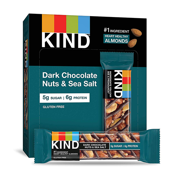 Mom Recommended Hospital Bag Checklist - KIND Dark Chocolate, Nuts & Sea Salt Bars
