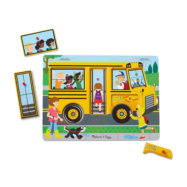 Best Toys for 18-Month-Olds - Melissa and Doug Wheels on the School Bus Puzzle