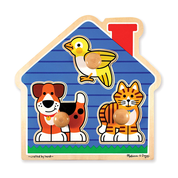 Best Toys for 1-Year-Olds - Melissa and Doug Jumbo Wood Puzzle