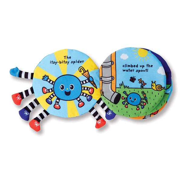 Best Toys for Newborns - Melissa & Doug Soft Activity Book - Itsy Bitsy Spider
