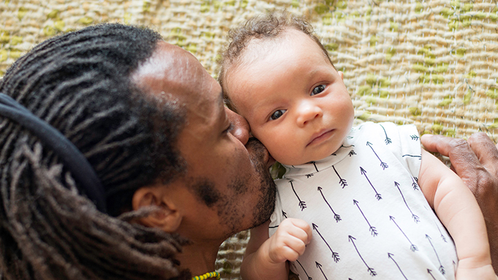 mother and son learning about circumcision care