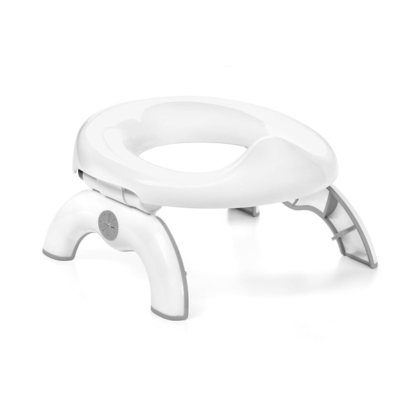 oxo travel potty seat white and gray
