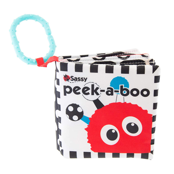 Best Toys for Newborns - Sassy Peek a Boo Activity Book