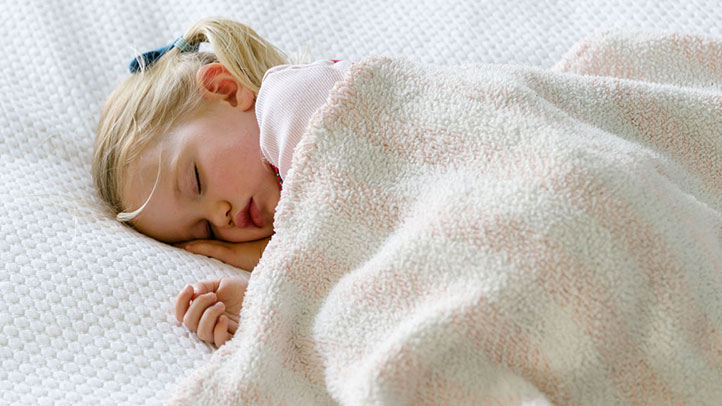 girl in bed napping, toddler nap basics