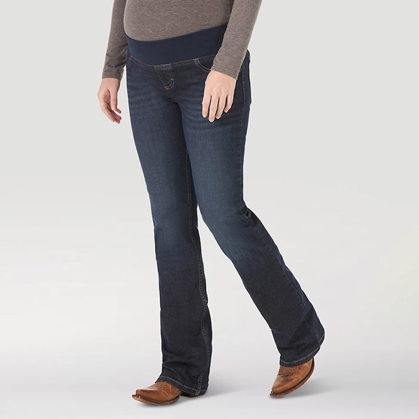 Best Tall Maternity Jeans: Wrangler Women's Retro Mae Maternity Boot Cut Jean